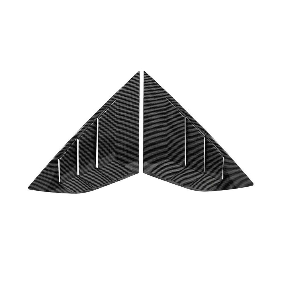 Carbon Fiber Color Rear Side Vent Quarter Window Louver Shutter Cover For Focus Mk3 St Hatchback 2012-2018 4711967951811