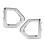 For  Sierra 2019-2021 Denali SLT Front Fog Light Outer Bezel Cover Chrome Set 1