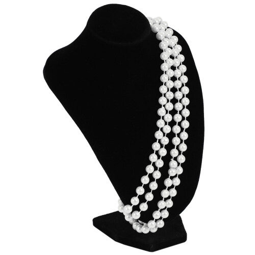 Lunga collana di perle artificiali Accessori per gioielli  per ragazza Flapper Suit 1920s