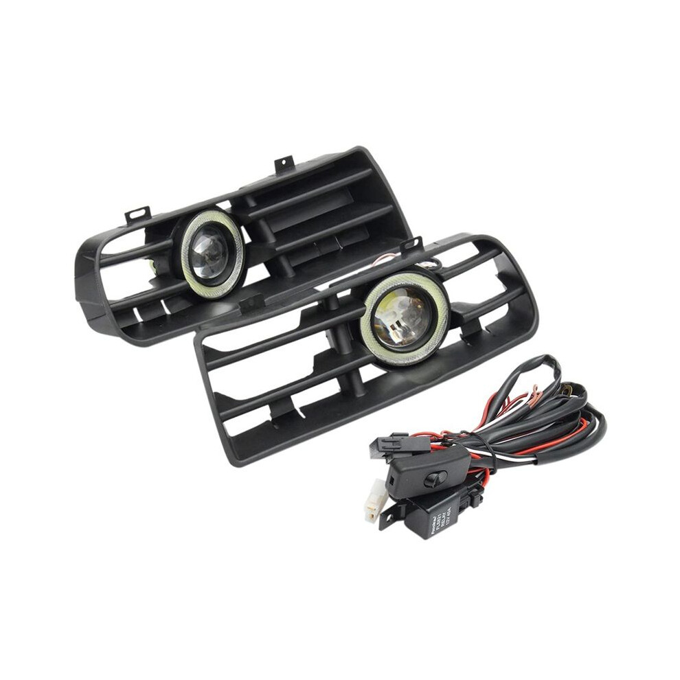 1Set Car Grill Led Fog Grille Lower Grill With Led Drl Lamp For Mk4 1998-2004 Light 6031685295072