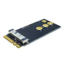 1PCS NGFF M.2 Key A/E Tarjeta Adaptadora Tarjeta de Red InaláMbrica Tarjeta Adaptadora para BCM94360CS2 BCM94360 BCM943224 Tarjeta de Red