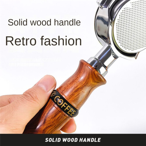 Coffee Solid Wooden Handle M10, Rotating Handle Espresso Coffee Machine Tools Accessories for Barista Home B