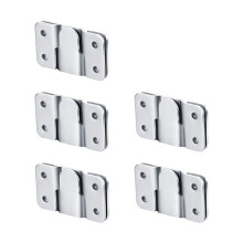 20 StüCk Art Gallery Painting Interlocking Hook Wall Photo Frame Z Clip Edelstahl Unterputzhalterung BildaufhäNger