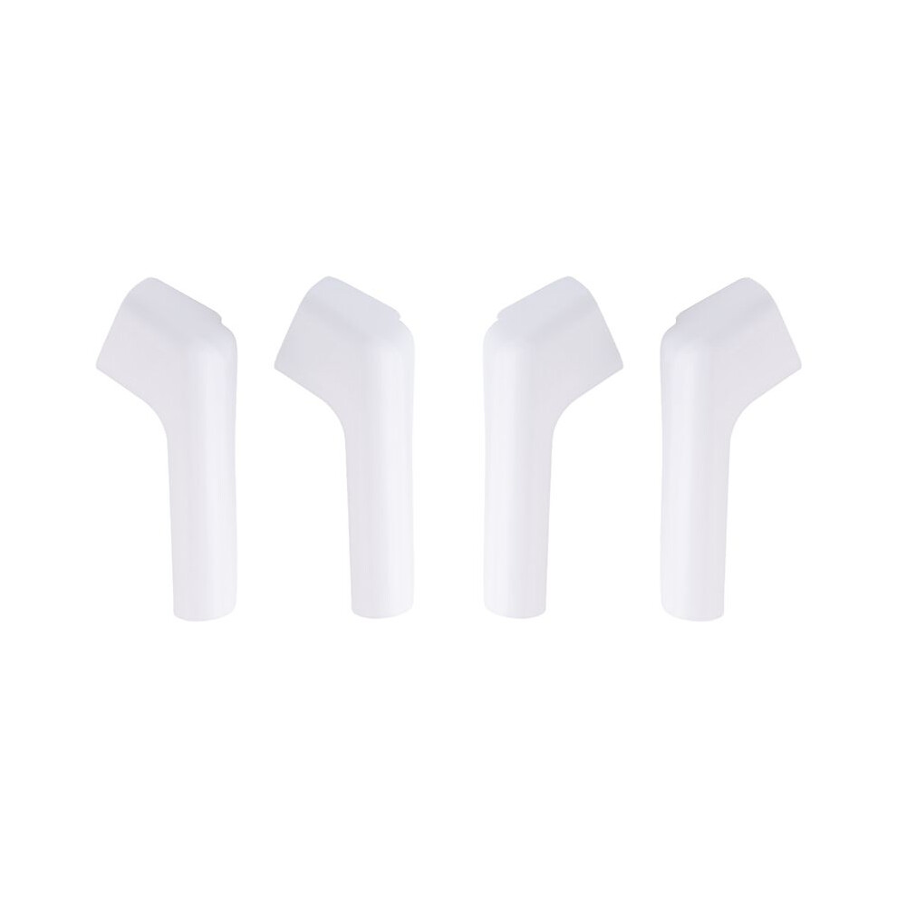 Rv Gutter Spouts, Rv Rain Gutter Downspout With Extensions, Rain Gutter Dwonspout Diverter 2 Right&2 Left Gutters White 4711779443702