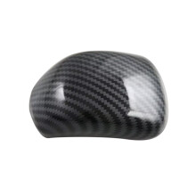 Car Center Console Gear Shift Knob Cover Interior Accessories for Triton / L200 2024 Carbon Fiber