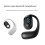 Digital Display Single Ear Hanging Ear  Headset Open  5.3 Wireless Headset Earphone Black 6