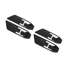 For  Triton / L200 2024 Inner Door Handle Bowl Frame Cover Trim Sticker Interior Accessories Carbon Fiber