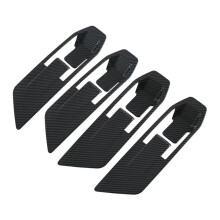For Triton / L200 2024 Inner Door Handle Bowl Frame Cover Trim Sticker Interior Accessories Carbon Fiber