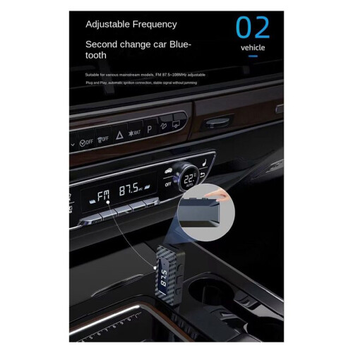 USB  Audio Adapter  Receiver Wireless Receiver Car  5.0FM Transmitter 2