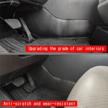 Car Central Console Side Protection Pads with Sponge for ALPHARD/VELLFIRE 40 Series 2023+ Leather Pads