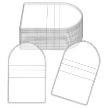 150 Pezzi Portamonete con Tasca Singola, Portamonete, Protezioni per Monete In PVC Trasparente, Portamonete In Plastica (2,2 X 2 Pollici Rotondi)