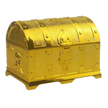 Goud Gespoten Jacht Piraat Verborgen Doos Plastic Decoratief Huisspel voor Kinderen Retro Feestdecoratie Geschenken