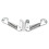 1Pair Plating Front Fairing Bracket Kit for  Road Glide 2010-2013 Motorcycle Hood Bracket Fairing Mount Support 4