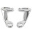 1Pair Plating Front Fairing Bracket Kit for  Road Glide 2010-2013 Motorcycle Hood Bracket Fairing Mount Support 5