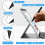 2PCS Slim Pen Tips Replacement , Real- Sensitivity Replacement Nibs Fits for  Surface Slim 5