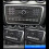 Car Center Console CD Panel Multimedia Button Stickers for   CLS W218 2014-2017 GLA X156 2013-2016 4