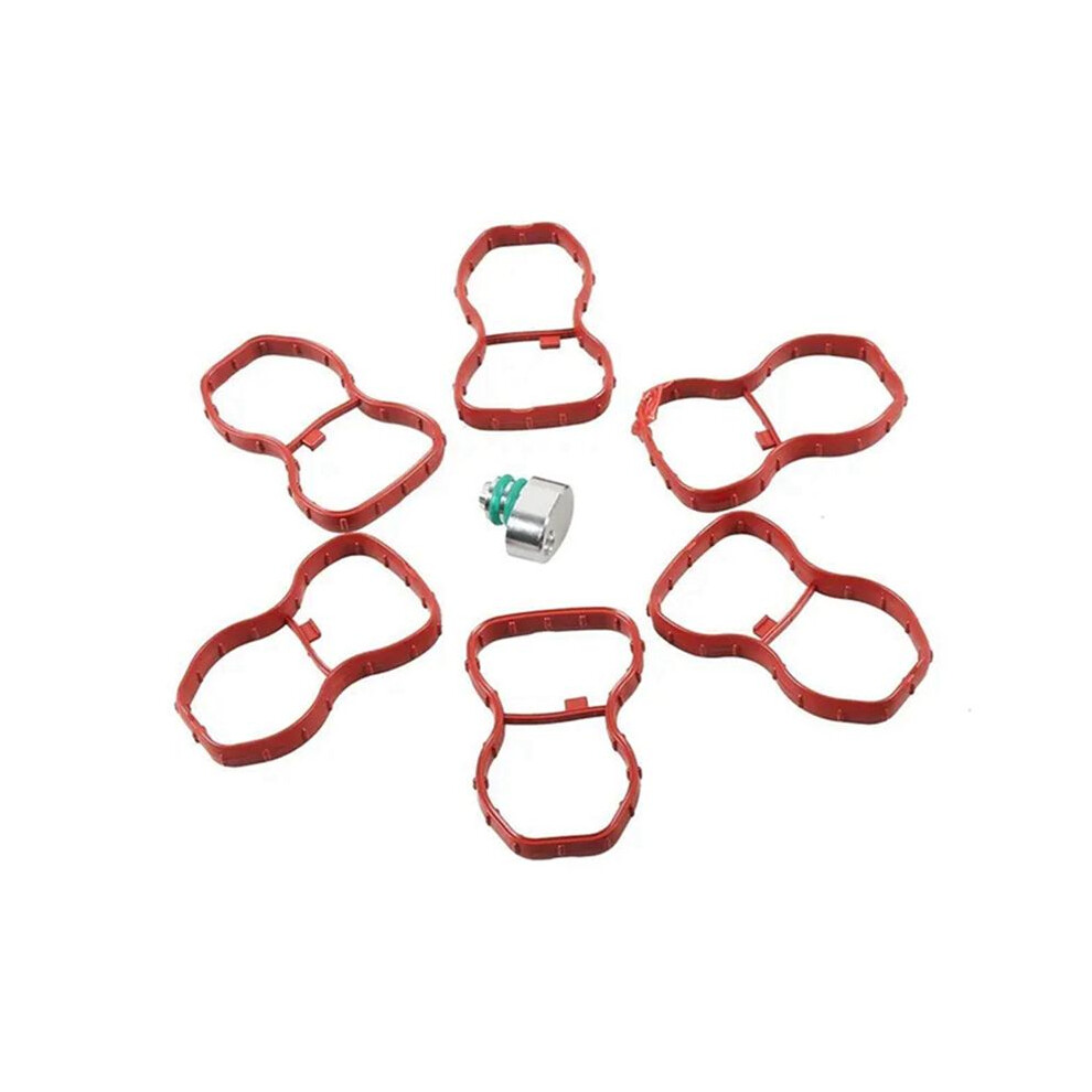 Intake Swirl Flap Delete Blank Plug With Manifold Gaskets For E70 F01 F07 F10 F25 N57 E90 E91 E92 Engine 4711380541781