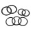 Air Conditioning Outlet Decorative Ring Front Dashboard Air Conditioning Component for   A CLA GLA GLB 2