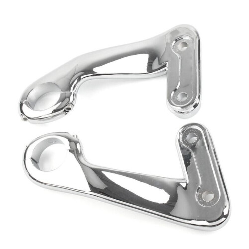 1Pair Plating Front Fairing Bracket Kit for  Road Glide 2010-2013 Motorcycle Hood Bracket Fairing Mount Support 2