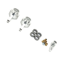 RC Car Steering Spak Kit för 1/12 MN82 MN78 D90 D91 D96 MN98 99S RC Car Update Delar Silver
