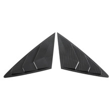 Persianas de Ventana Trasera de Coche, Embellecedor de Cubierta de Persianas para  DMI Sello, Accesorios de Embellecedor Externo de Coche de Fibra