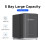 ORICO HDD Docking Station 5 Bay Personal Storage Hard Disk Cabinet Xternal Multi Bay Hard Disk Compartment EU Plug 8