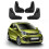 4 Pezzi Parafango Auto Paraspruzzi Paraspruzzi Parafango Parafango per  Picanto 2011-2018 Accessori Auto 3