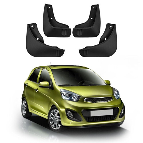 4 Pezzi Parafango Auto Paraspruzzi Paraspruzzi Parafango Parafango per  Picanto 2011-2018 Accessori Auto 2