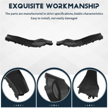 Front Windshield Wiper Side Cowl Extension Cover Trim for Altima 2013-2015 66894-3TA0A 66895-3TA0A