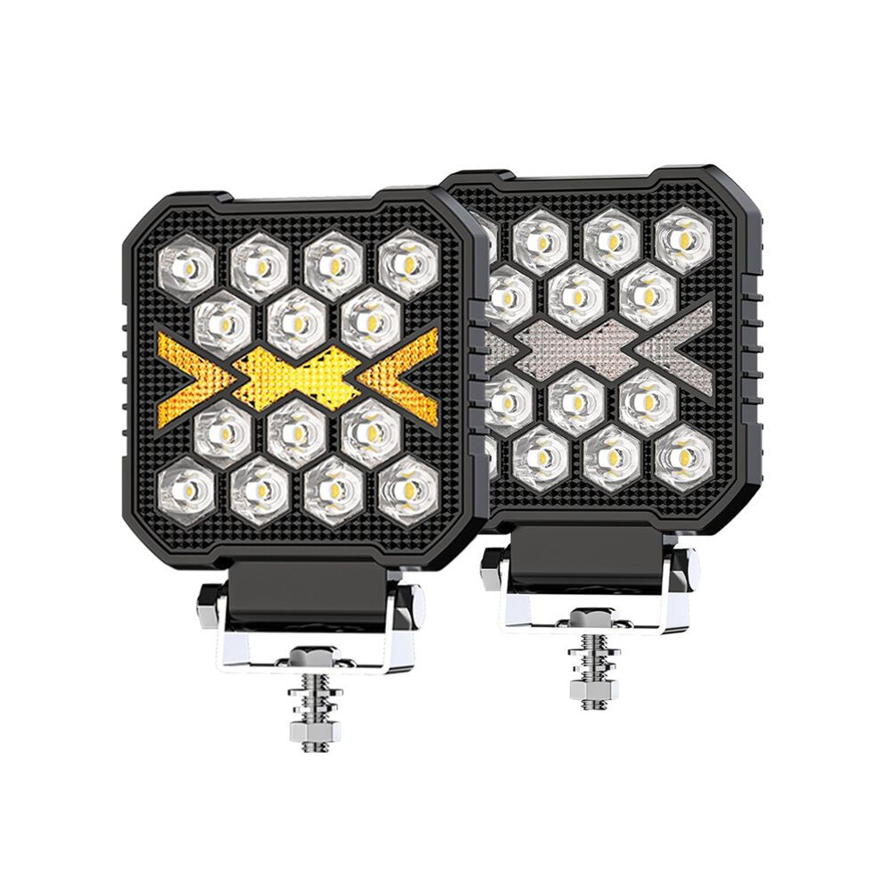 4 Inch Led Work Lights For Truck, 30W Work Auxiliary Offroad Driving For Tractor Suv Atv Boat White/Amber/Light 4712008668521