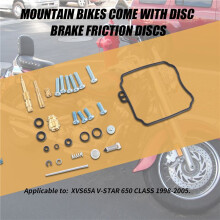 2 Set Motorfiets Carburateurpakkingen Reparatieset voor XVS65A V-STAR 650 CLASSIC 1998-2005