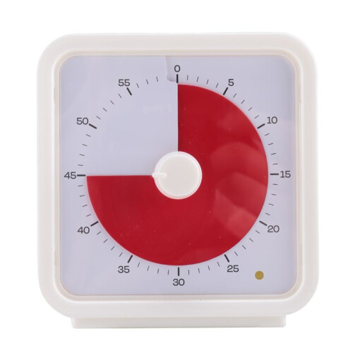 Pomodoro Timer for Kitchen,  Management Study Classroom Timer, 60-Minute Visual Timer with Silent Operation -A 1