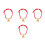 4Pièces Colliers Chat Nylon Multi Couleur Avec Longévité 7