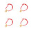 4Pièces Colliers Chat Nylon Multi Couleur Avec Longévité 6