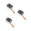 3Pièces Friteuse Profonde Acier Panier Multifonction Argent 7