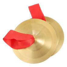 4Paires Cymbales Marches Métal Instrument Pédagogique Polyvalent