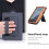 For Pocketbook Touch HD 3 E-Reader Stand Cover Flip PU Case with Hand Holder Dark 9