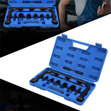 Valve Spring Removal Tool Valve Spring Removal Tool C Clamp Service Kit for ATV, Car, Motorcycle, Small Engine Red
