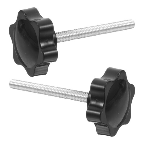 3Ensembles Accessoires Pour Déambulateur Boutons En Métal Noir Robuste 2