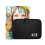 2Pièces Organisateur Multi-Accessoires Numériques Noir Nylon Durable 10