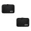 2Pièces Organisateur Multi-Accessoires Numériques Noir Nylon Durable 6