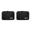 2Pièces Organisateur Multi-Accessoires Numériques Noir Nylon Durable 2