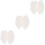 3Pièces Décor Cheveux Beige Voile Épingle 7