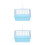 2Pièces Cage Portable ABS Pour Oiseaux Petits Animaux Voyage 5