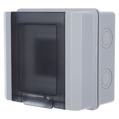 2Ensembles Boîte De Distribution ABS IP65 Grise 5 Voies Porte 1