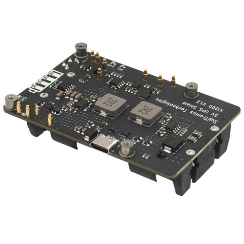 For Raspberry Pi 5 UPS Power Management Expansion Board 18650 UPS Module Provide Power Backup for Raspberry Pi 5 2