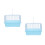 2Pièces Cage Portable ABS Pour Oiseaux Petits Animaux Voyage 9