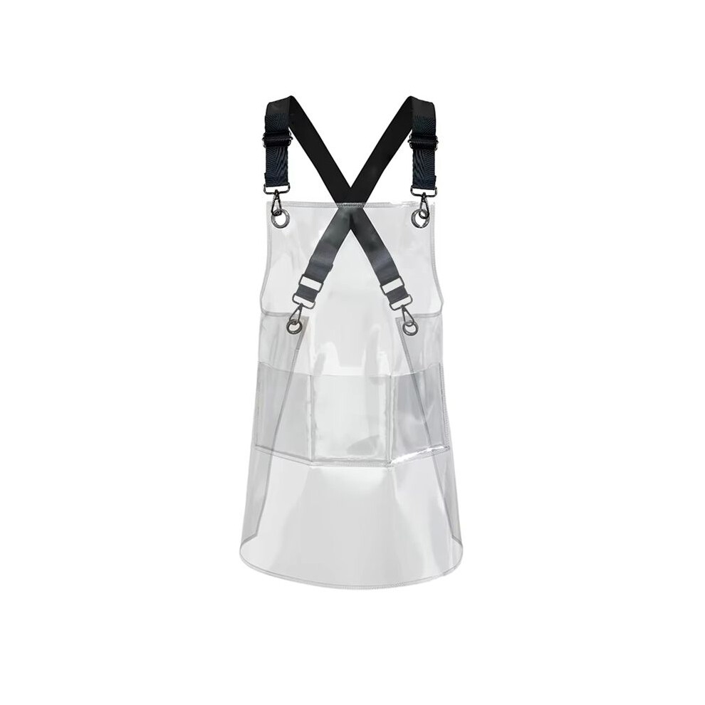 Kitchen Hair Salon Barber Apron For Women/Men With Pockets Work Cleaning Pinafore Restaurant Shop Waiter Work Uniform B 6033460445436