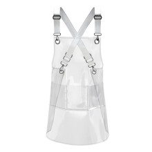 Delantal de Peluquería para Cocina, Peluquero, para Mujer y Hombre, con Bolsillos, para Limpieza de Trabajo, Uniforme de Trabajo para Camareros,