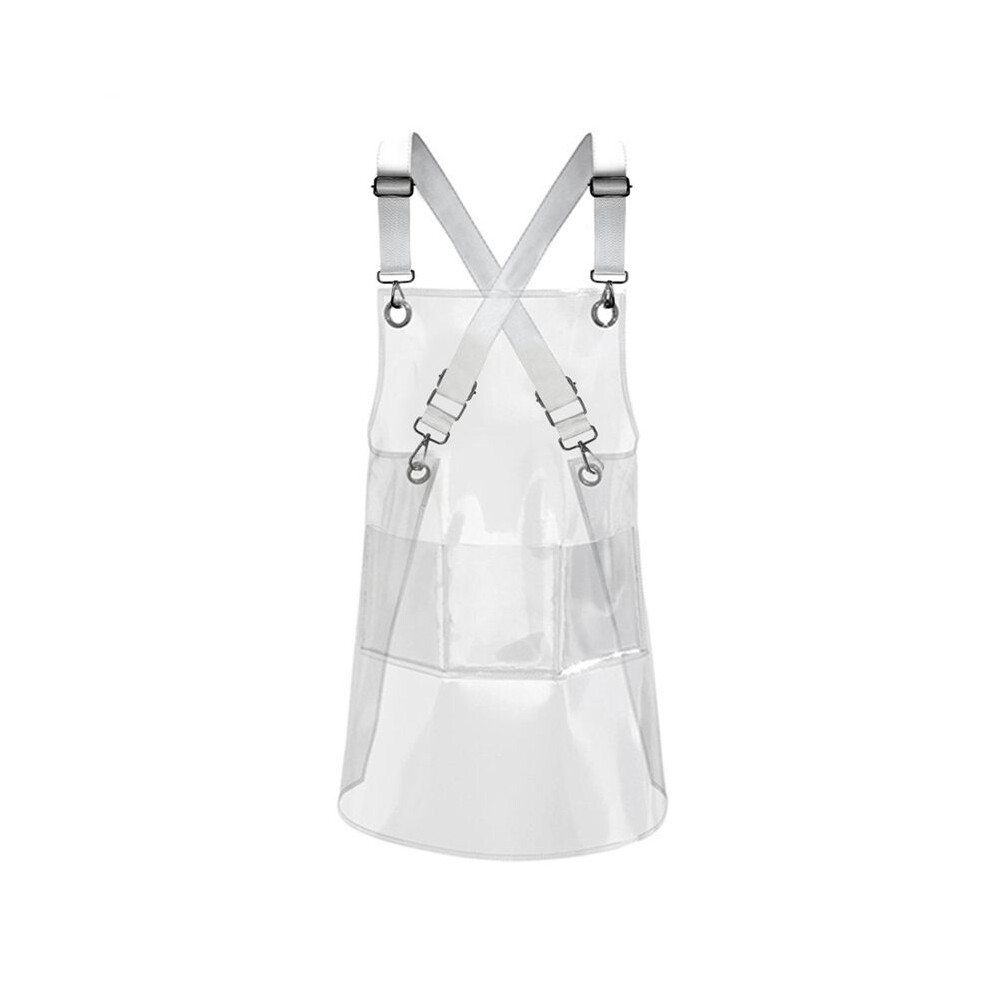 Kitchen Hair Salon Barber Apron For Women/Men With Pockets Work Cleaning Pinafore Restaurant Shop Waiter Work Uniform A 6033988379060
